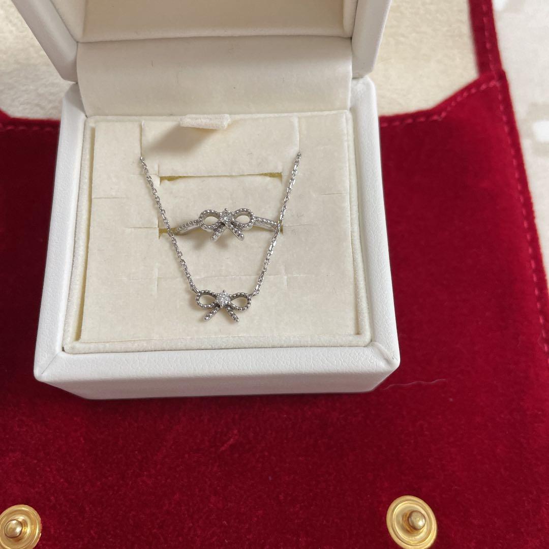 たかも4℃ ネックレス、指輪セット