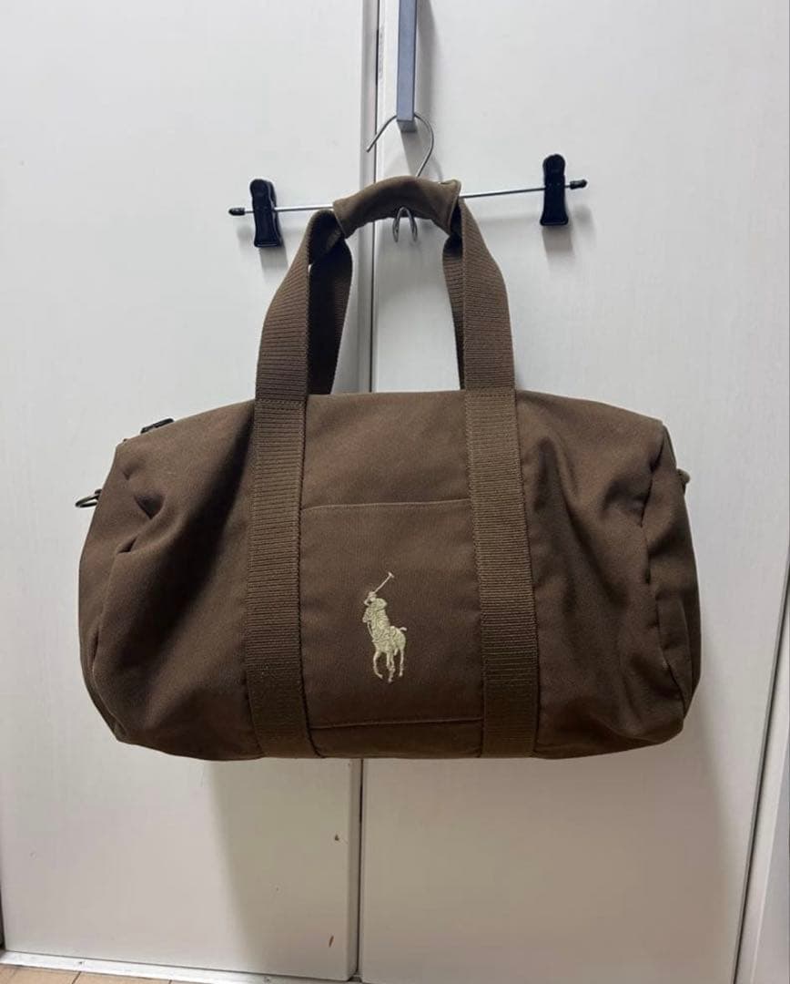 早い者勝ち 古着 ラルフローレン ボストンバッグ ドラムバック