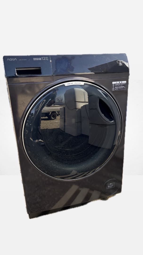 ♦︎ AQUA ドラム式洗濯機 AQW-DX12P-L ブラック 2024年製