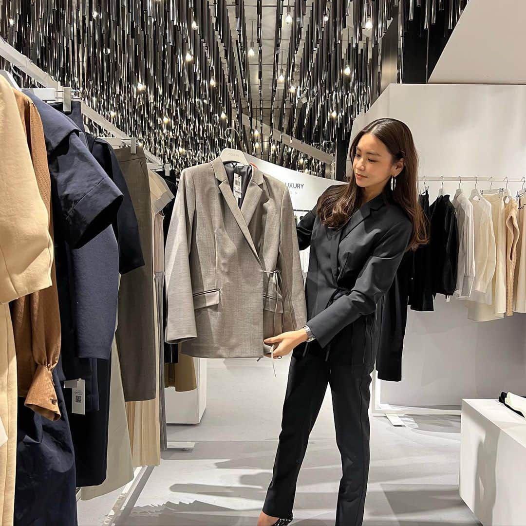 【滝沢眞規子さん着用】COLUMN テーラードカシュクールジャケット 【38】