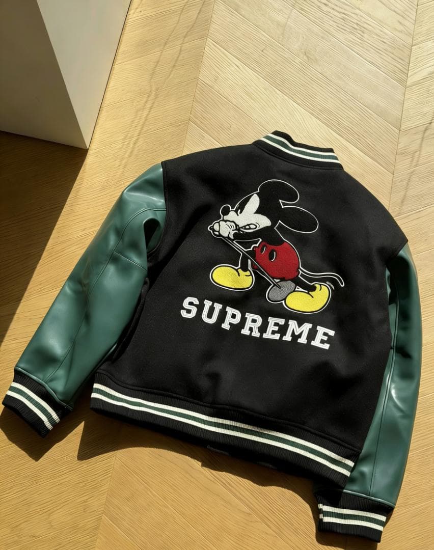 中古 Supreme × NUMBER (N) INE ミッキー スタジャン M