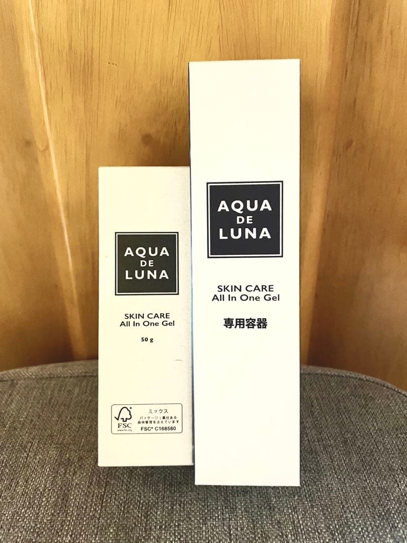 アクアドルナスキンケアオールインワンジェル　容器セット