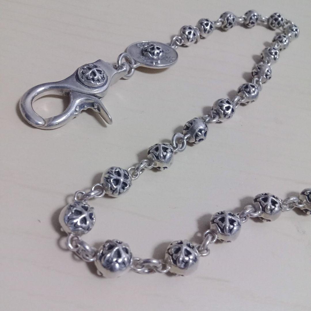 A＆G シルバー ウォレットチェーン 約60cm