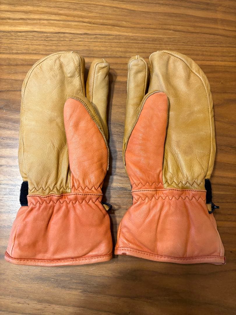 Hestra レザー ミトングローブ サイズ8