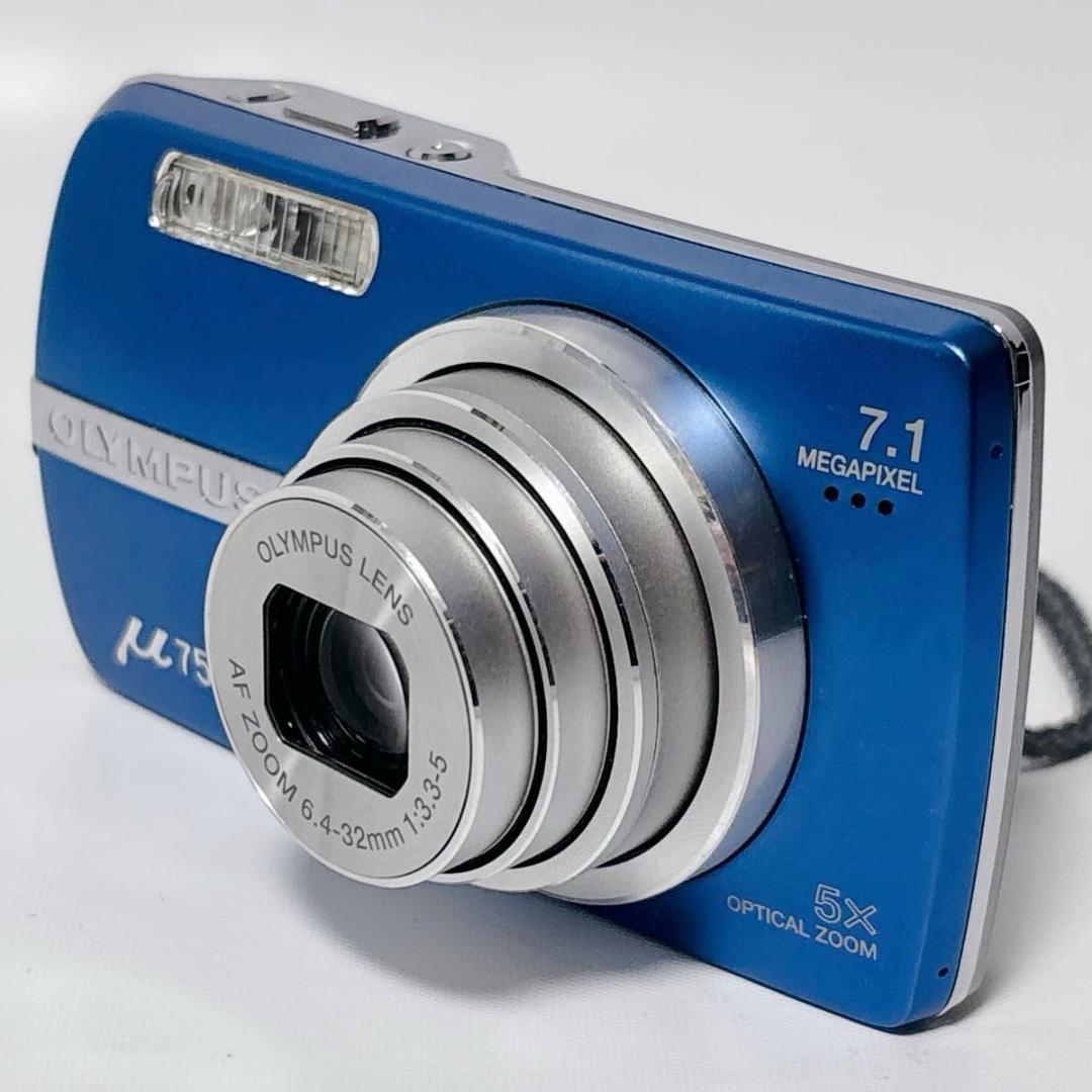 OLYMPUS μ750 ミュー750 ブルー 美品 付属品完備 コンデジ