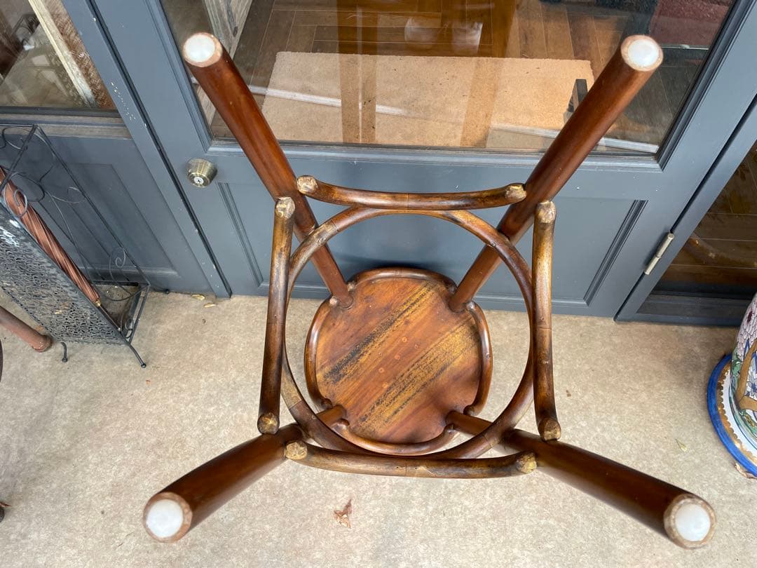 2B7109【曲木】スツール ハイスツール カウンターチェア アンティーク