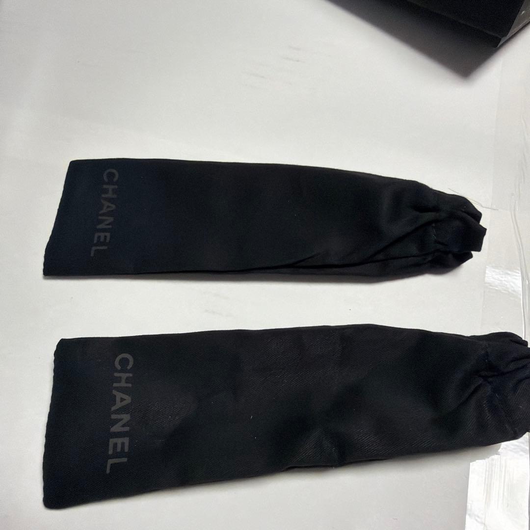 CHANEL ブラック キャットアイ サングラス