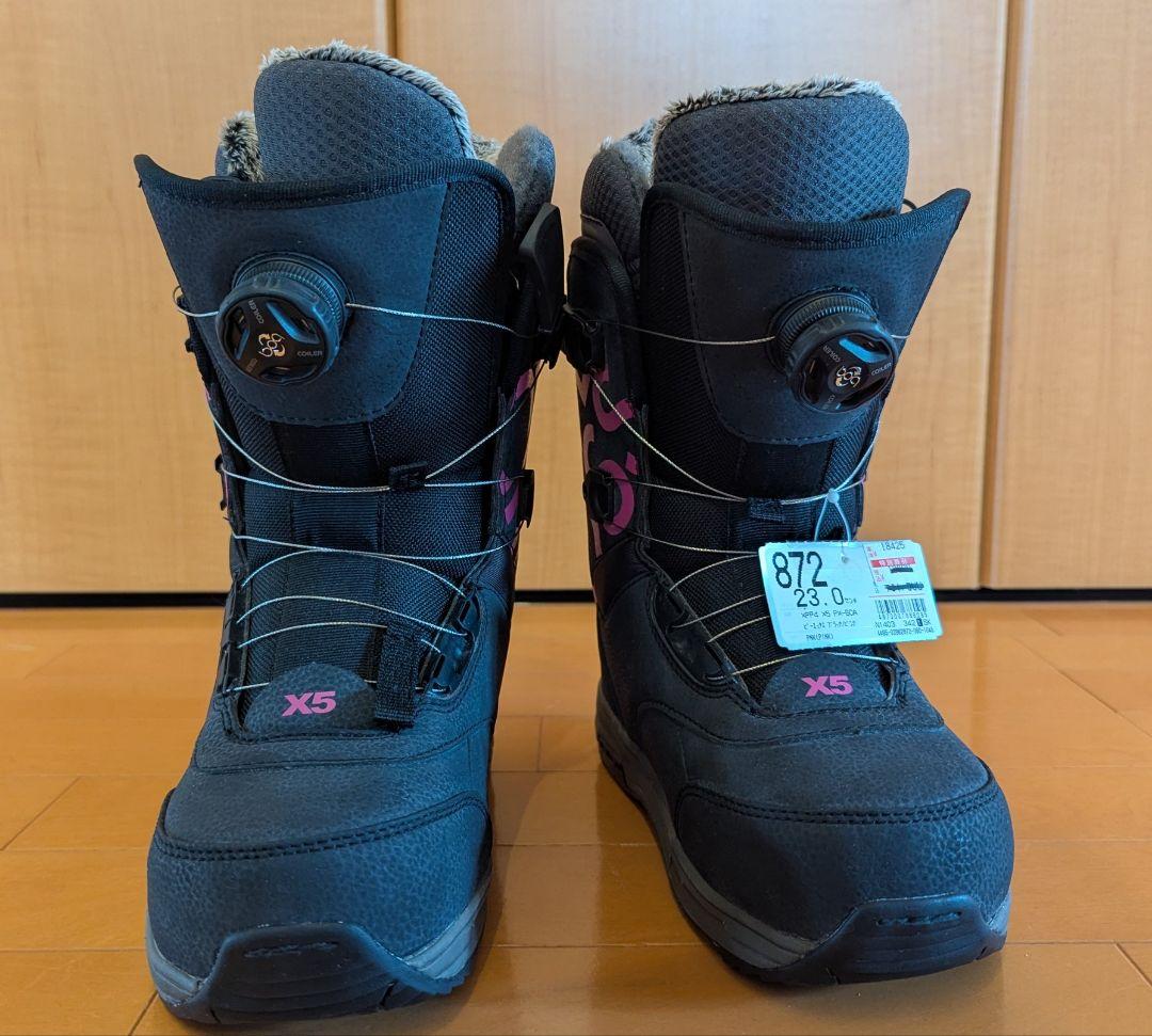 【未使用】X5 CrossFive クロスファイブ BOAブーツ　スノーボード