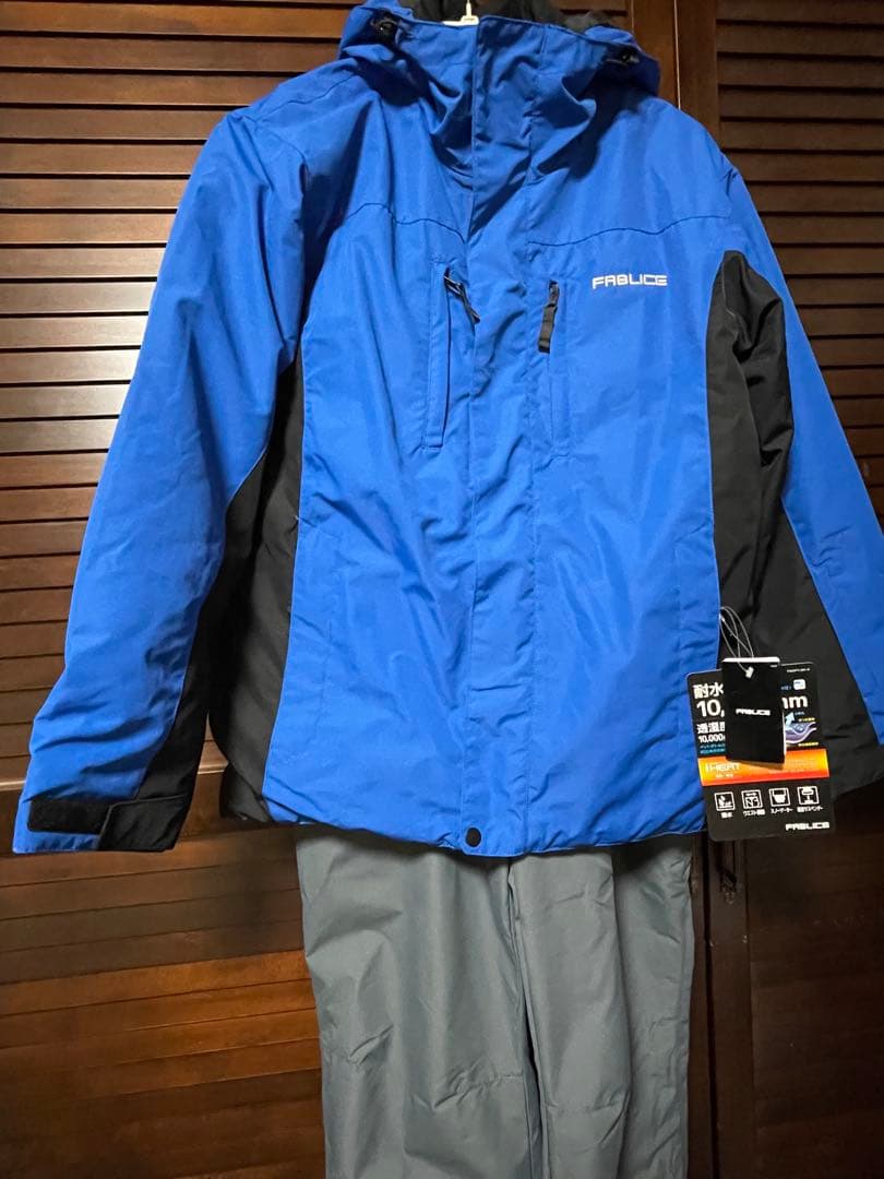 FRABLICE スキーウェアセット 青/グレー　Mサイズ