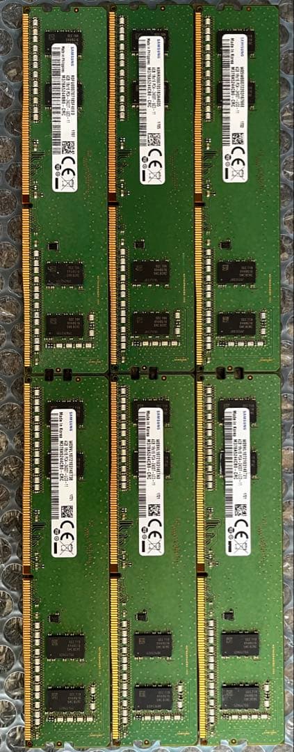 m*o様 SAMSUNG DDR4-2400 4GB×6枚セット（計24GB）
