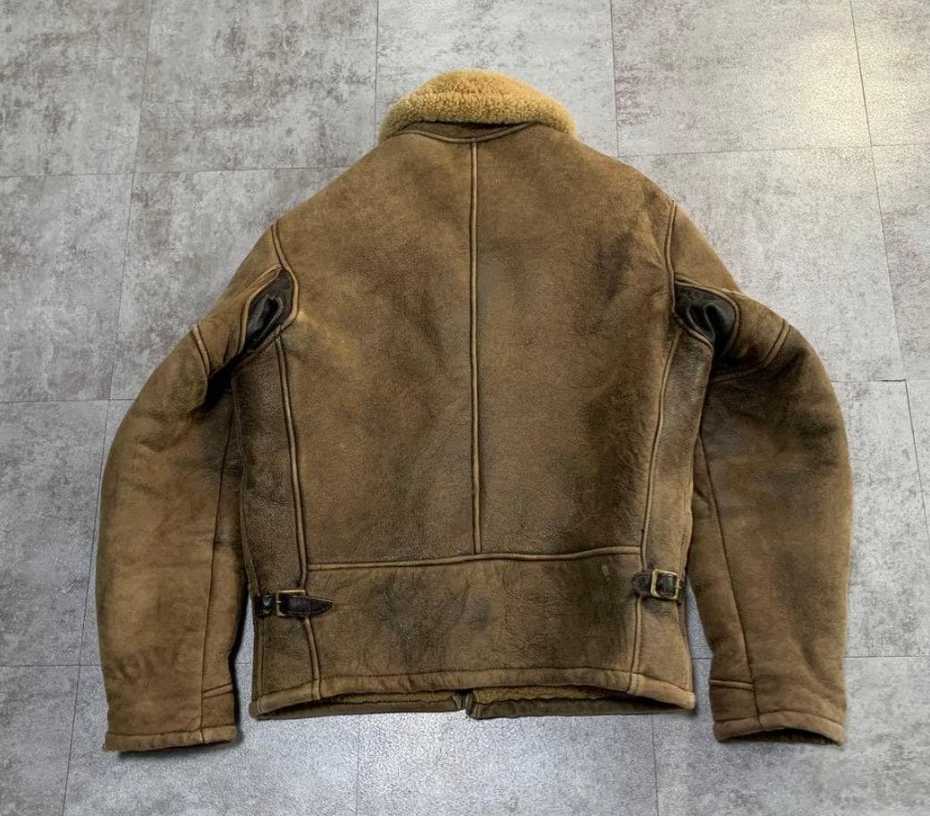 type b-3 90s schott USA製　mouton fli