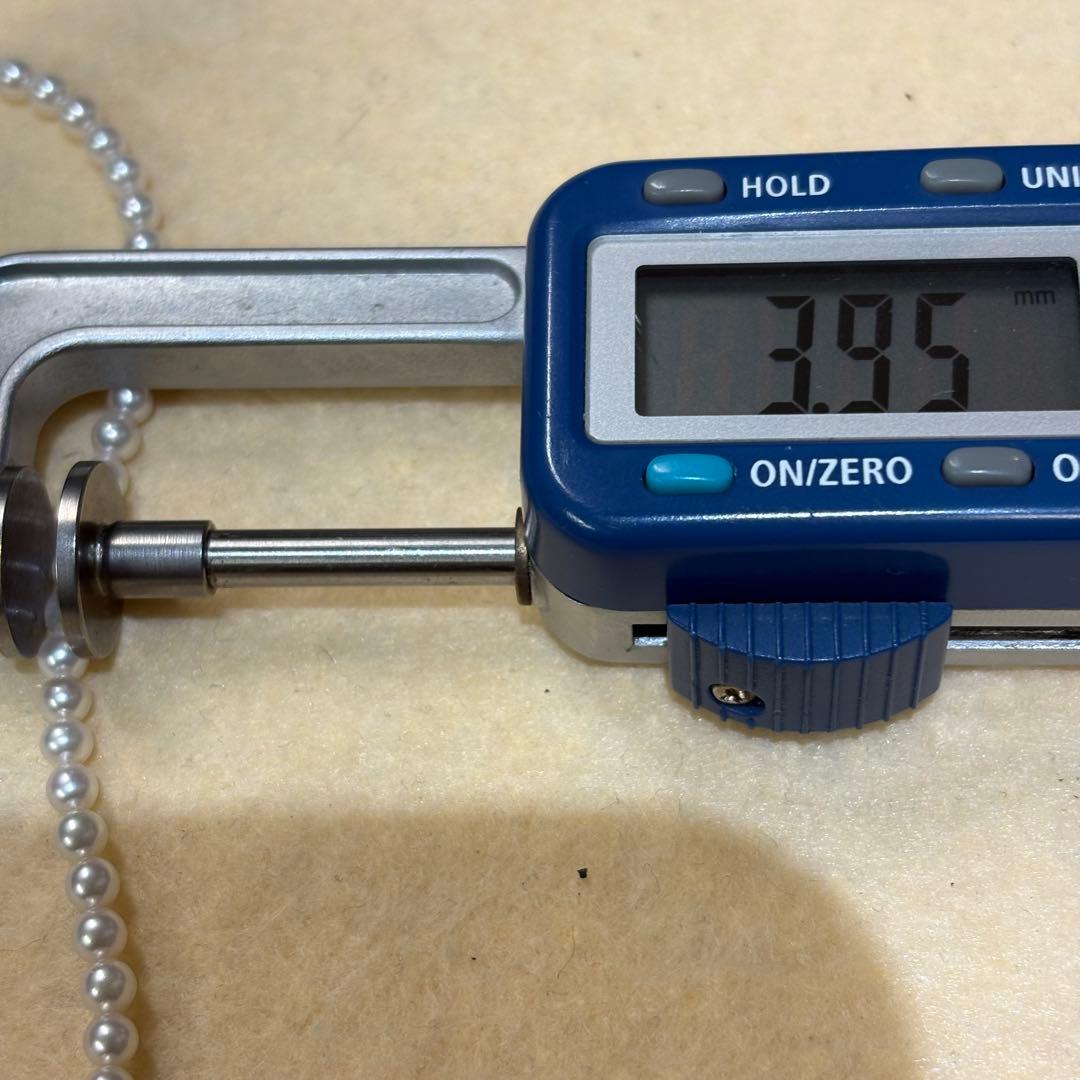 パールネックレス　あこや真珠　ロゼプレミアム　真珠科学研究所　花珠比較