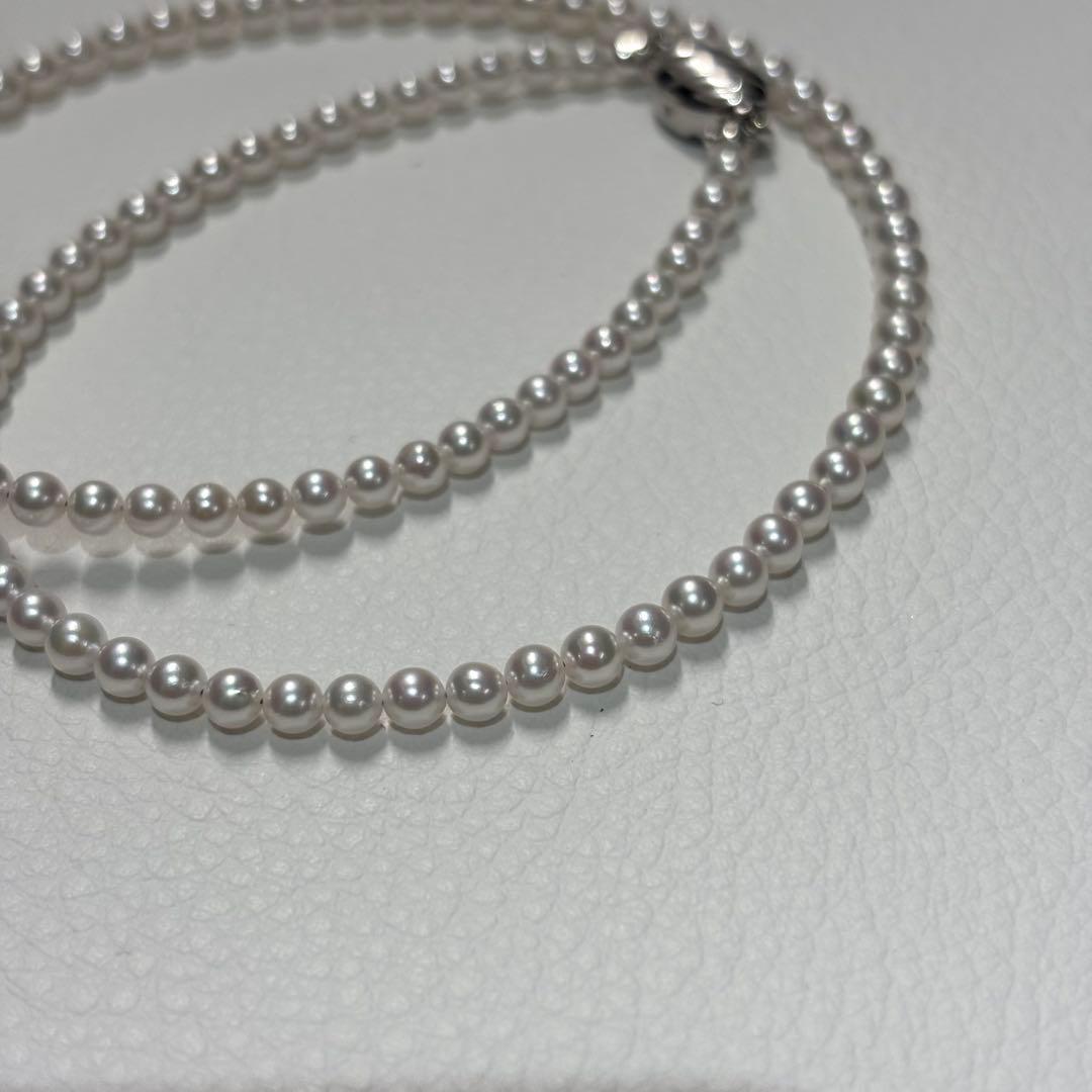 パールネックレス　あこや真珠　ロゼプレミアム　真珠科学研究所　花珠比較