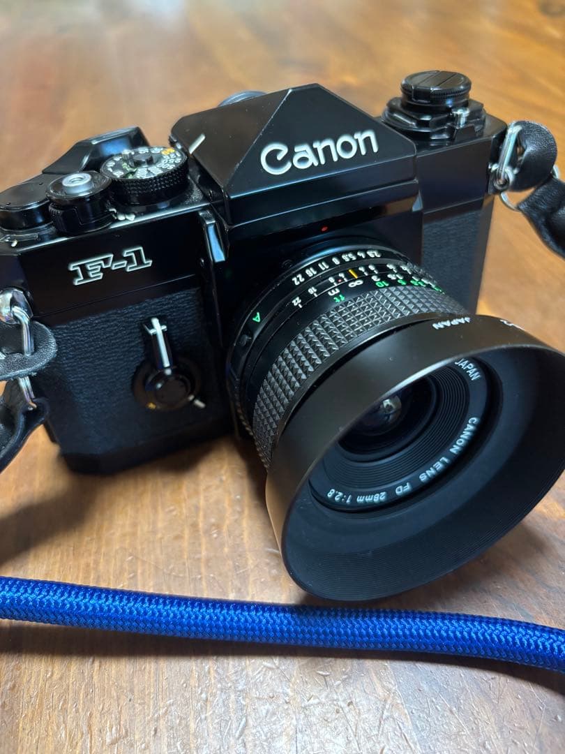 DJCanon F-1 一眼レフカメラ28mmレンズ付き