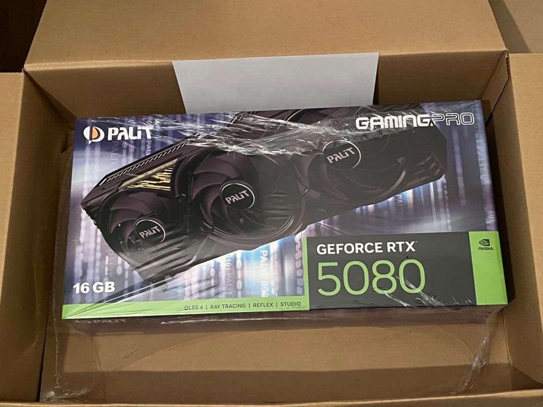 【新品未開封】PALIT GEFORCE RTX 5080 16GB