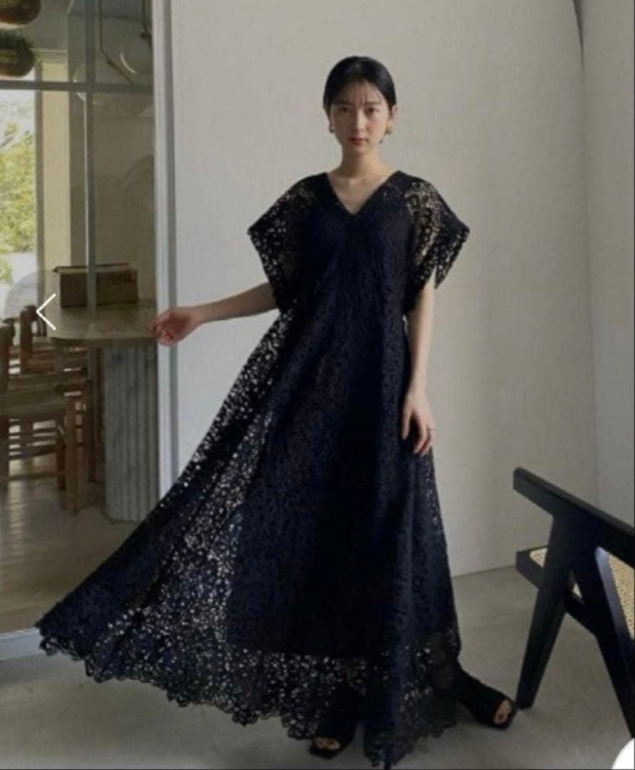 ワンピース MEDI 2WAY FLARE CHEMICAL LACE DRESS