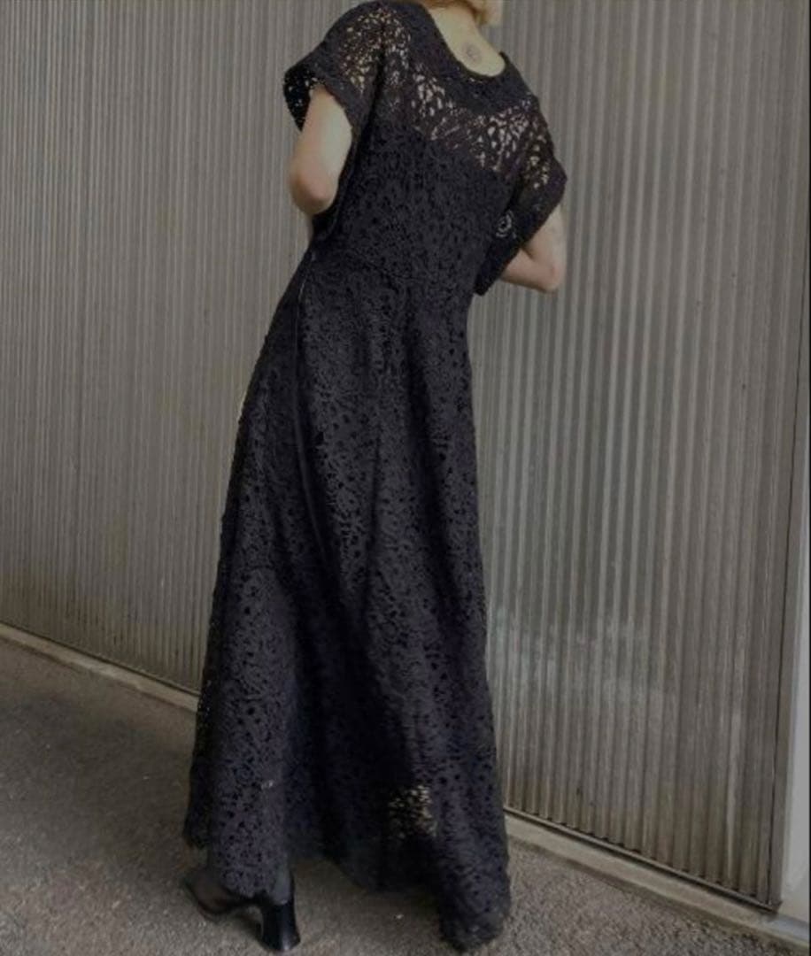 ワンピース MEDI 2WAY FLARE CHEMICAL LACE DRESS