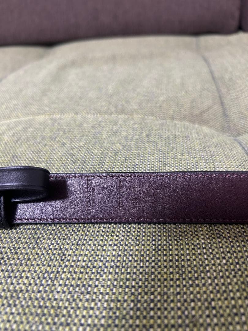 美品♡coachレザーベルト黒