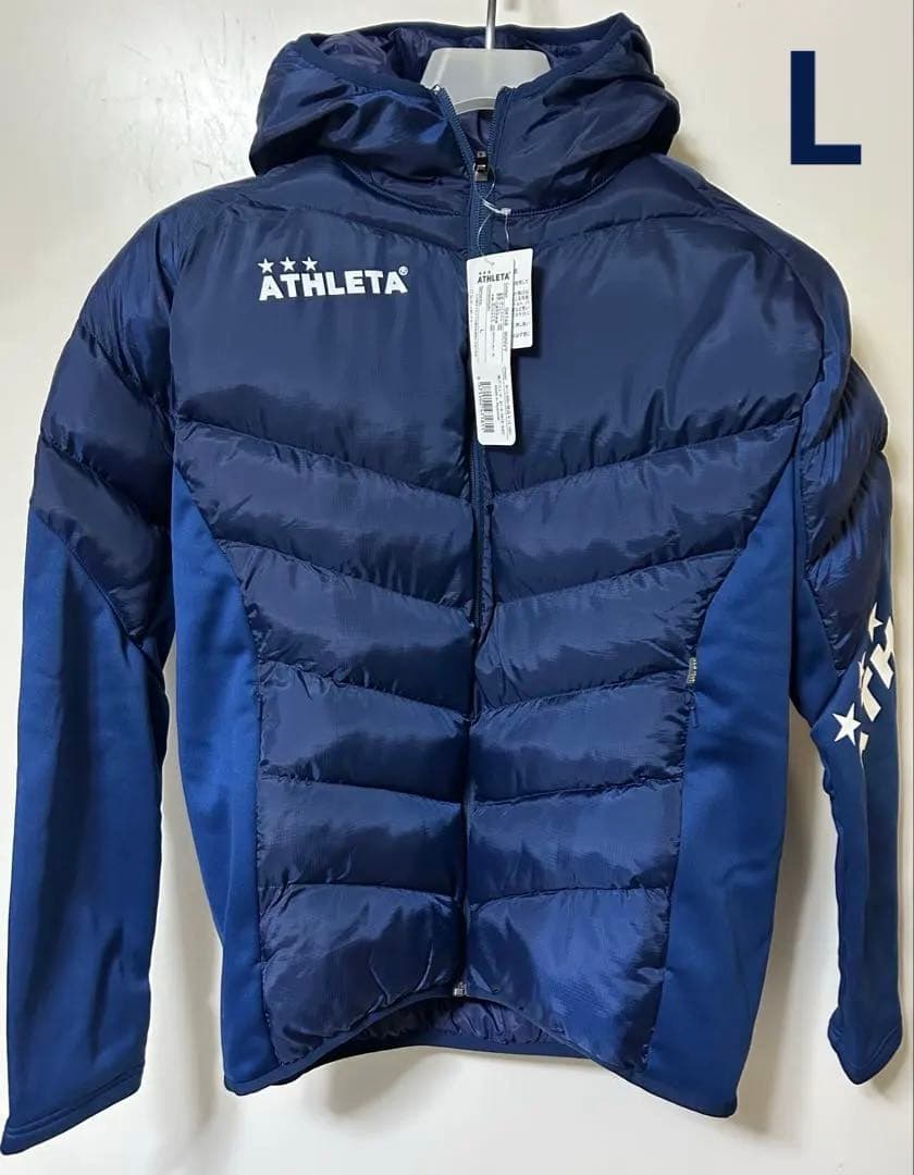 ATHLETA 中綿入セットアップ ネイビー サイズL 04148&04149