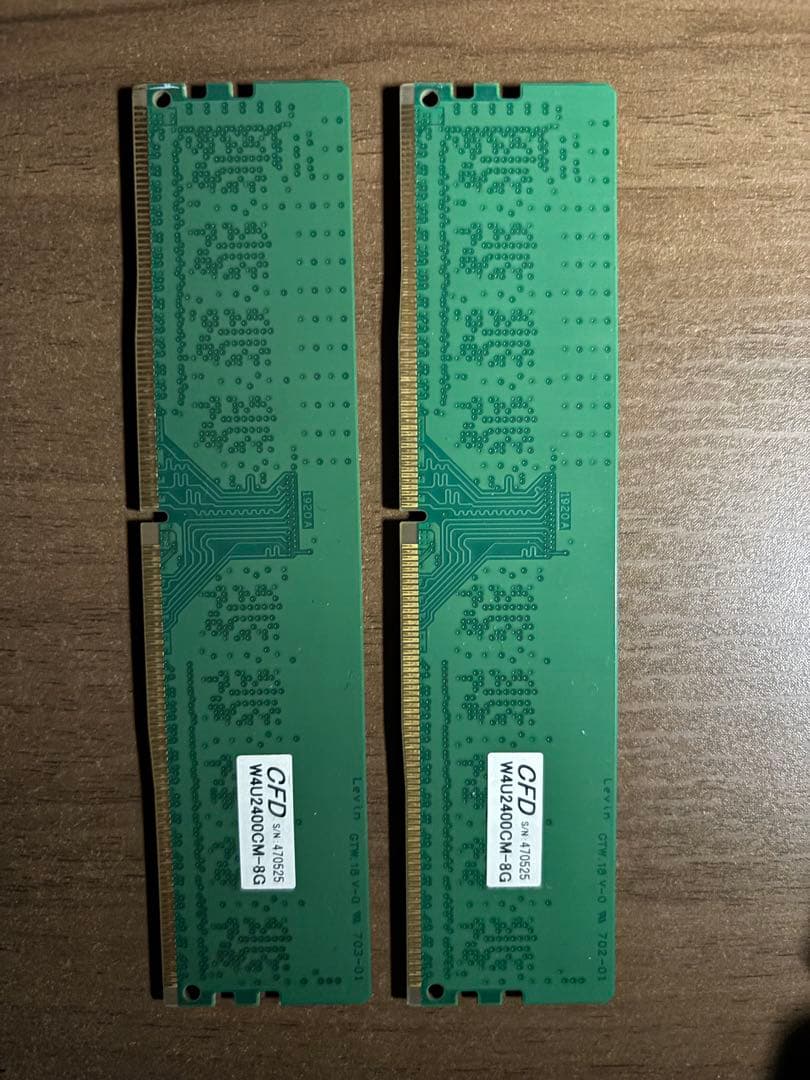 CFD DDR4 16GB（8GB×2） メモリ 2400MHz