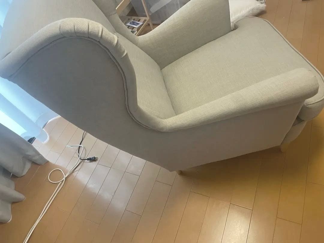 IKEA1人掛けソファ(オットマン付き) 船橋