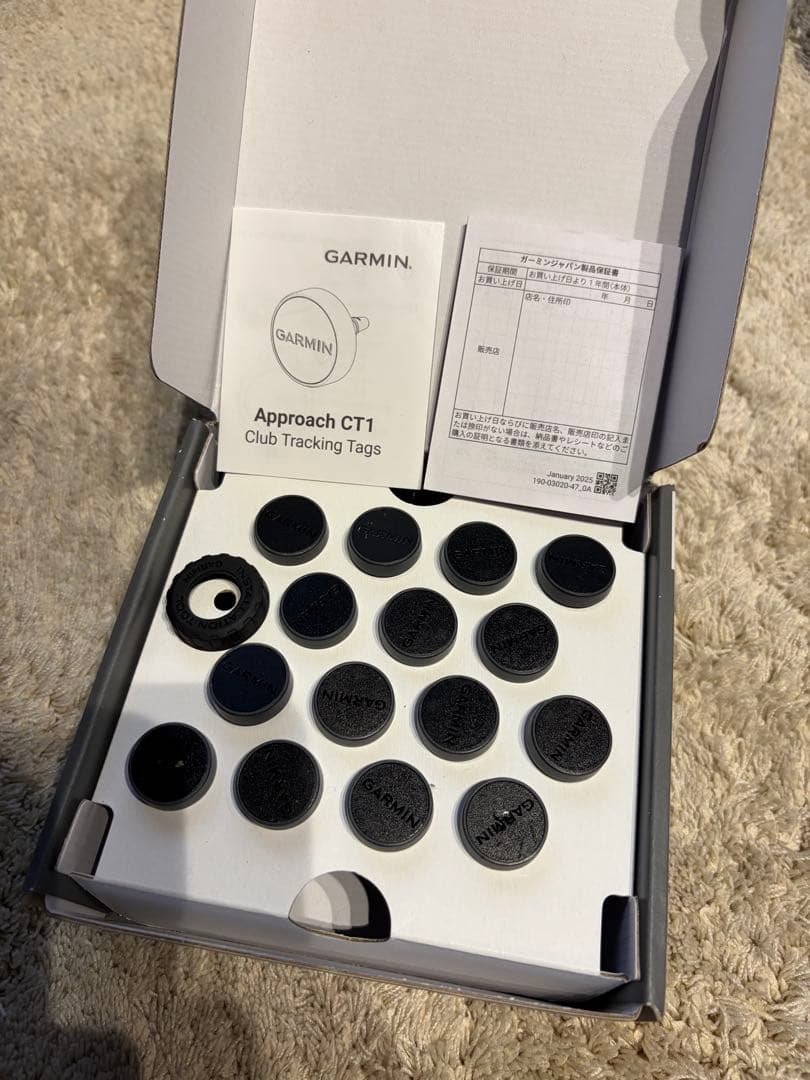 GARMIN Approach CT1 ゴルフクラブタグ 15個