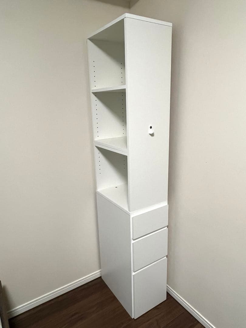 デスクサイド　収納ラック　シェルフ　≪高さ180cm≫