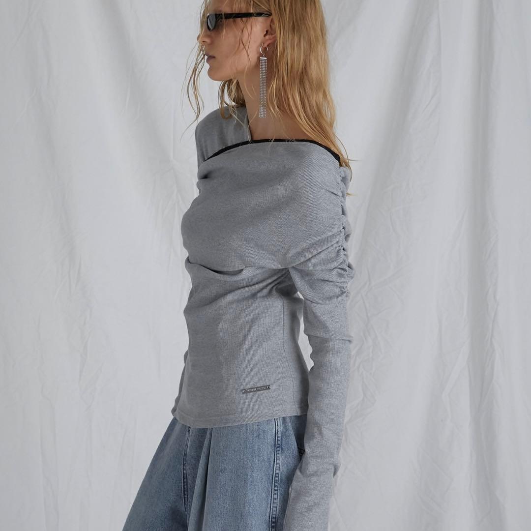 One Shoulder Hook Eye Top プランクプロジェクト