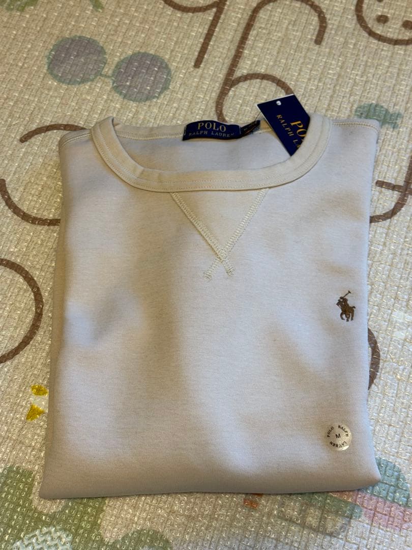 Polo Ralph Lauren ベージュ トレーナー M(オーバーサイズ)