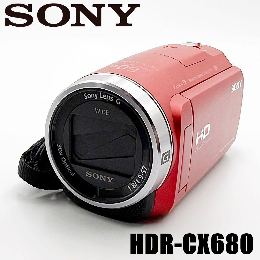 【美品】ソニー HANDYCAM HDR-CX680 R デジタルビデオカメラ