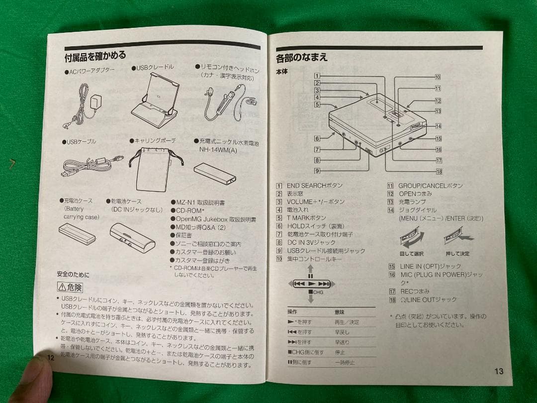 『値下げ』SONY Net MDウォークマン MZ-N1+ MD24枚