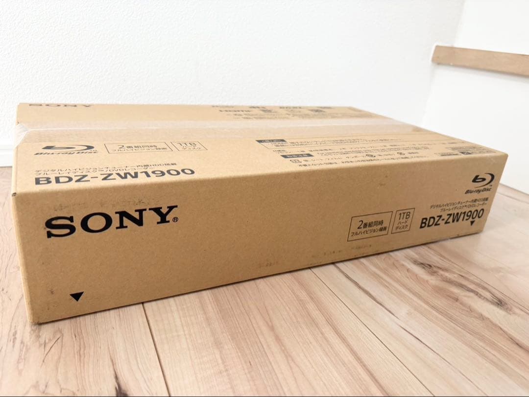 SONY BDZ-ZW1900 1TB ブルーレイレコーダー