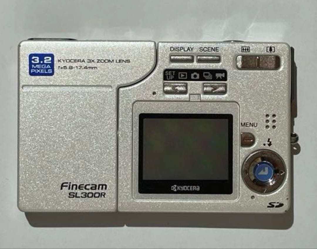 KYOCERA FINECAM SL300R 京セラ デジカメ AC有り
