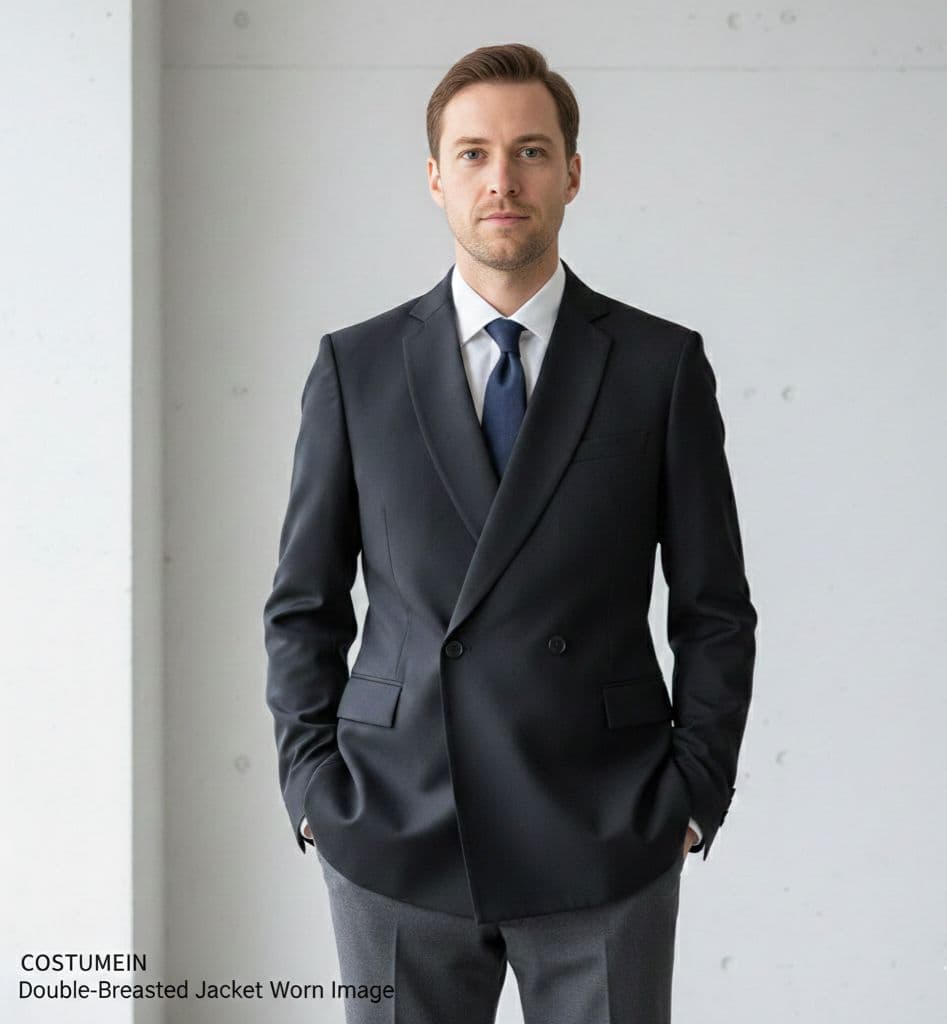 カノニコ生地 コストゥメイン COSTUMEIN ダブルジャケット 48 L