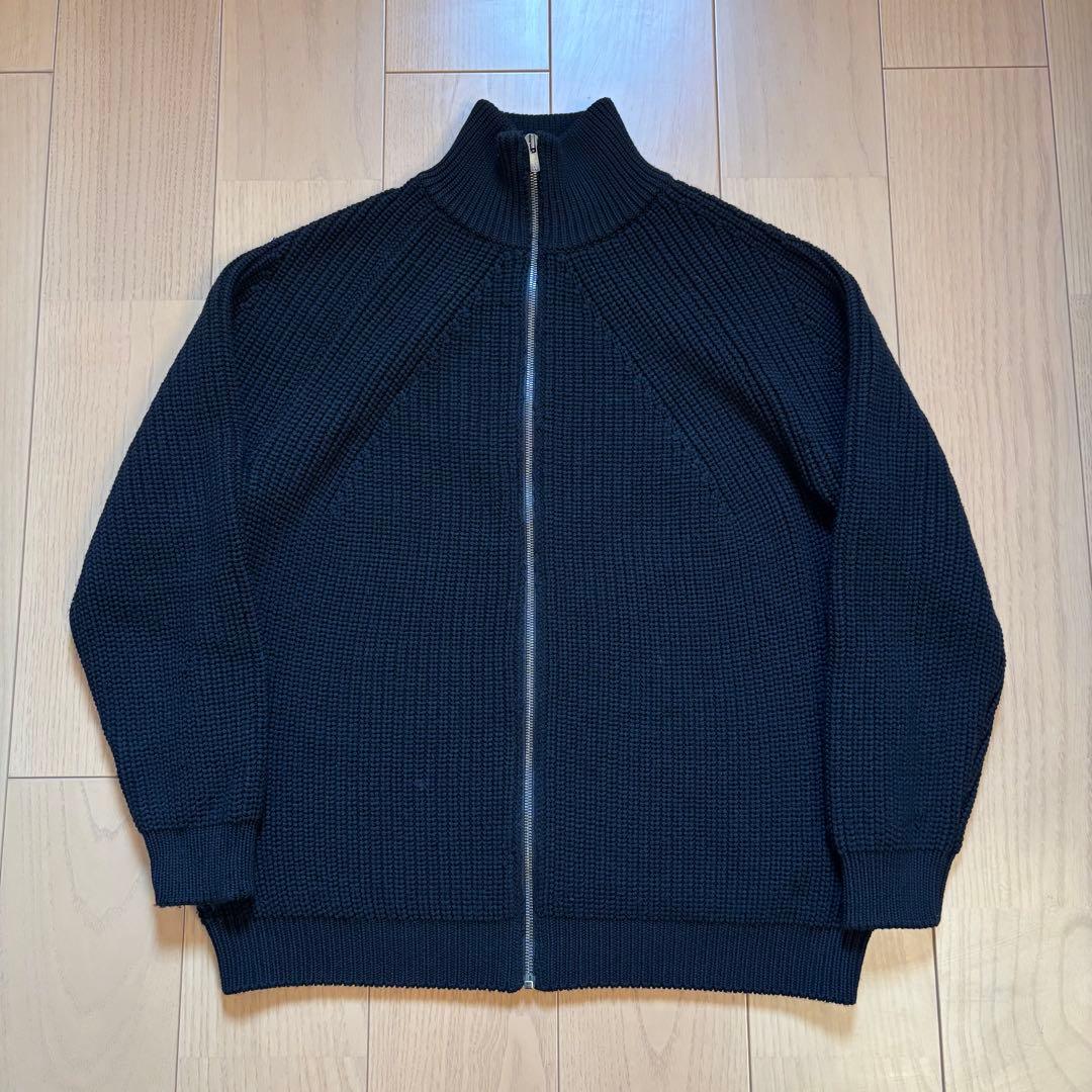 【美品】BATONER ドライバーズニット ブラック