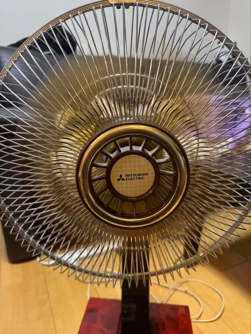 アンティーク/レトロ/三菱電機/R30-DV/扇風機 稼働品