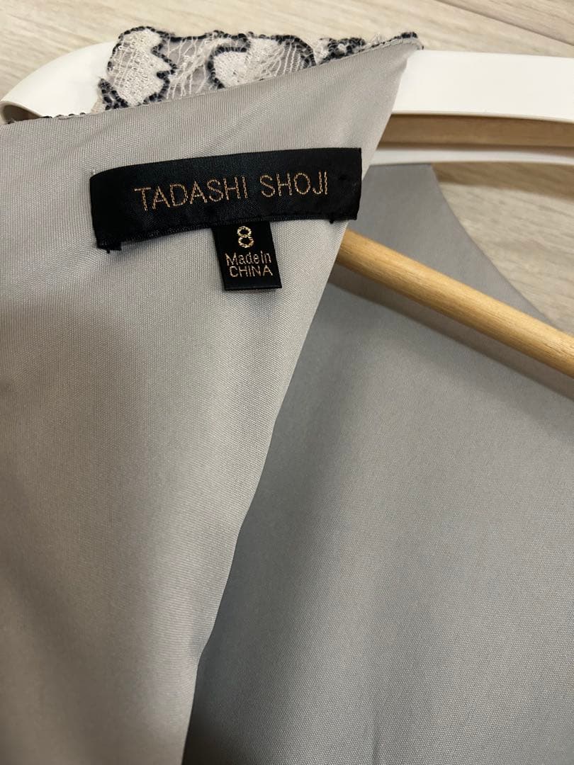 TADASHI SHOJI パーティードレス 8号 黒/白