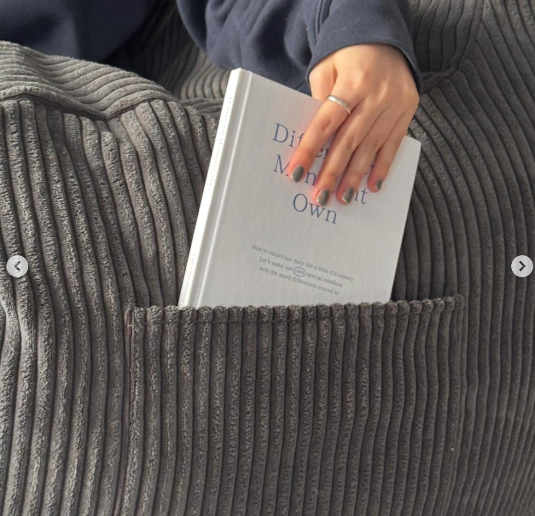 LOOSY 2人掛けビーズソファ チャコール