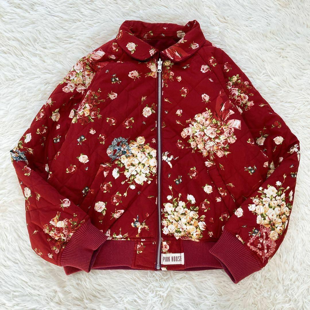 アンジェリークローズ刺繍入りリバーシブルブルゾン★PINKHOUSEピンクハウス