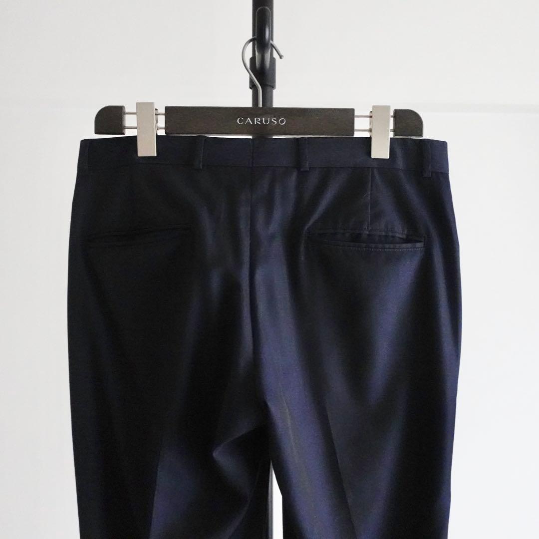 【イタリア製】EMPORIO ARMANI ウールソラーロ　セミワイドスラックス