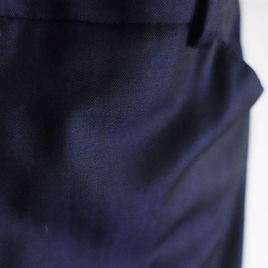 【イタリア製】EMPORIO ARMANI ウールソラーロ　セミワイドスラックス