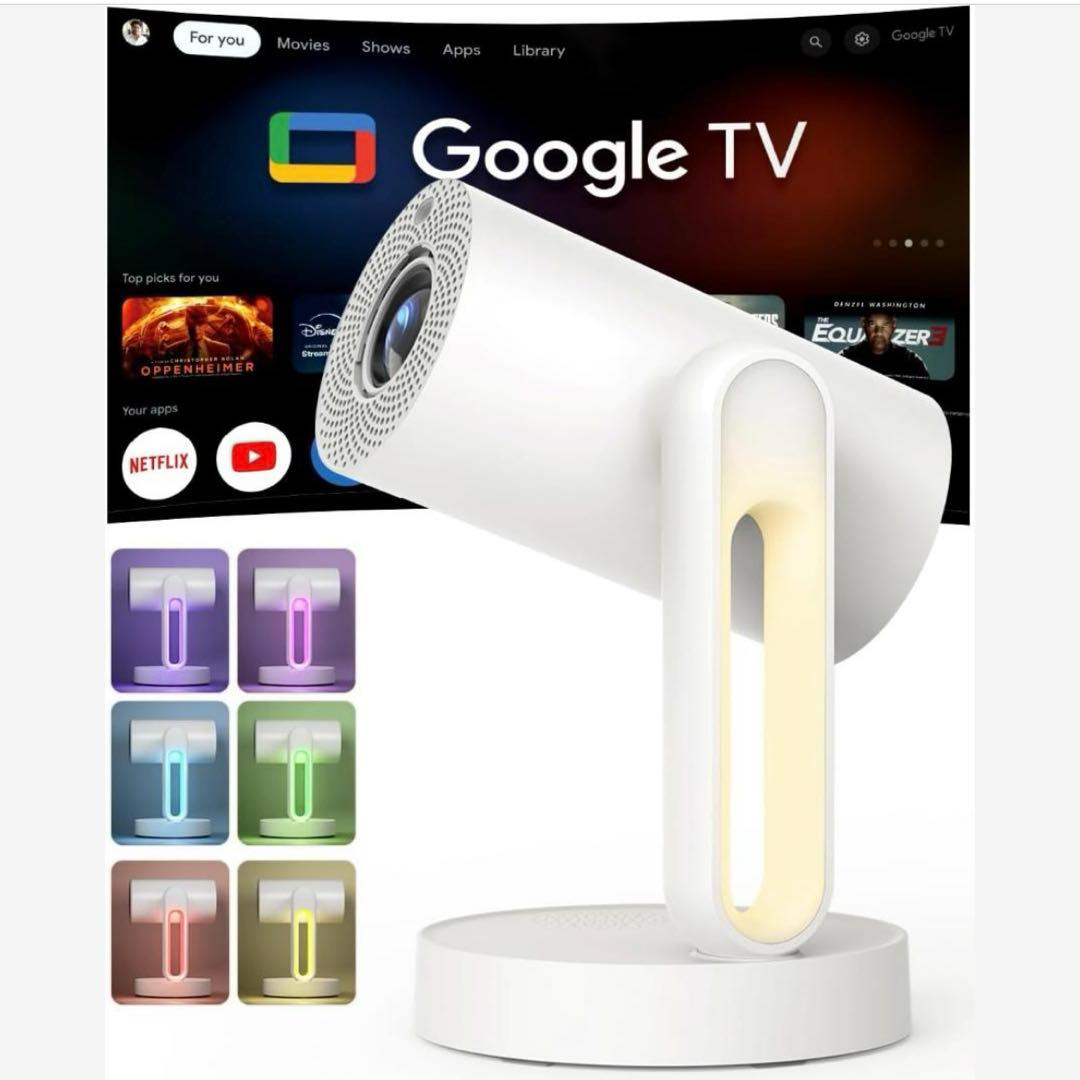 ETOE プロジェクター 天井投影 1080P解像度·4K対応/オートフォーカス