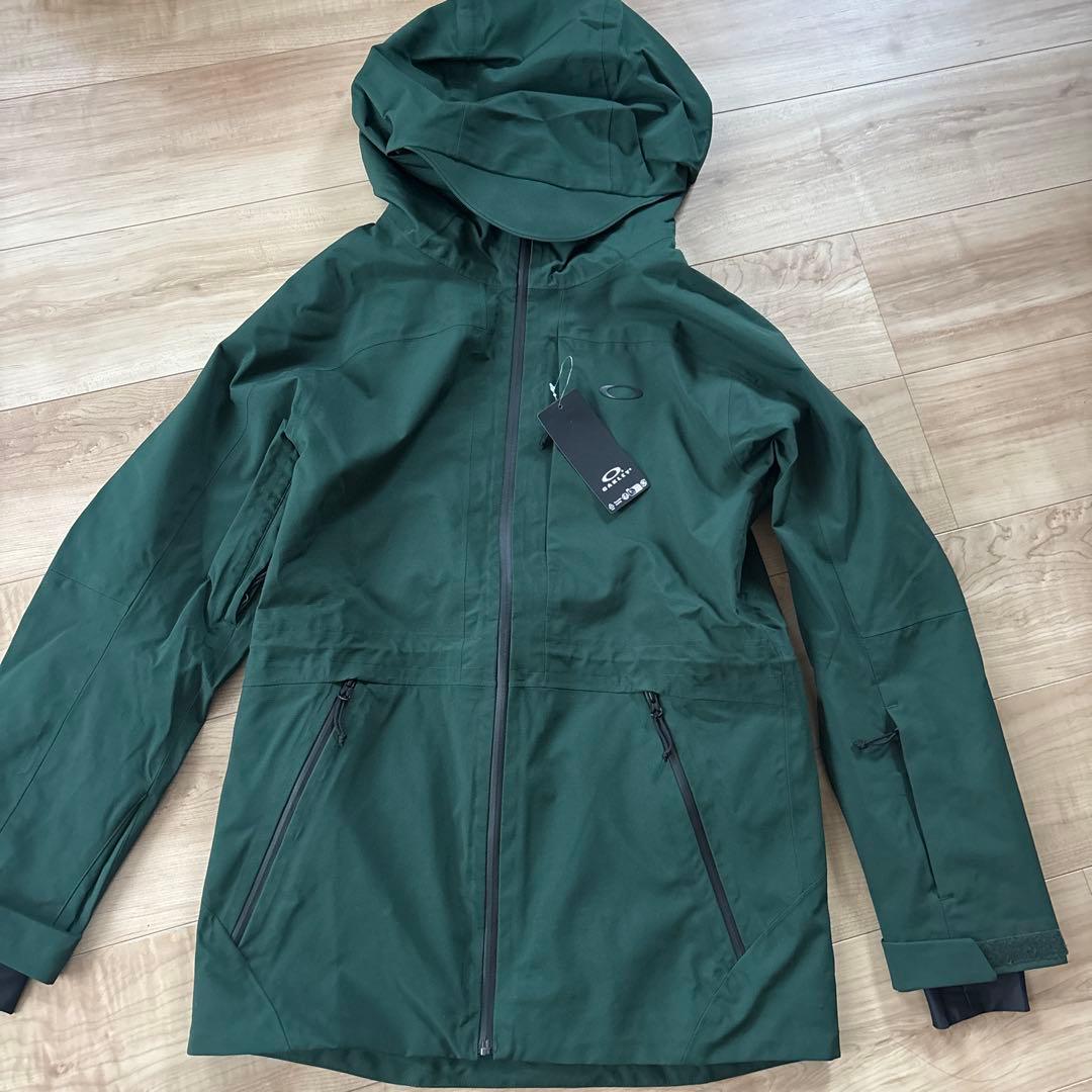 新品　オークリー　ウィメンズ　スノーボード　スキー　ジャケット　グリーン　S