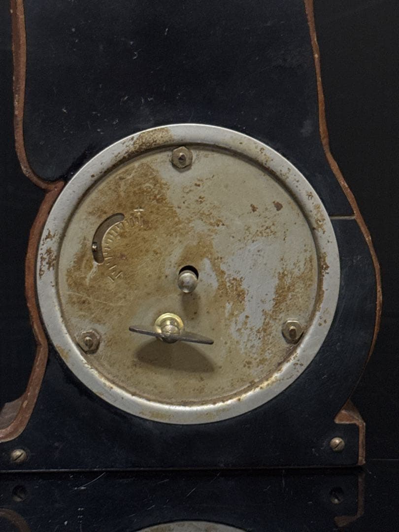 当時物 希少 手塚時計 TEZUKA 木製 犬 目玉 時計 POPPO 置時計