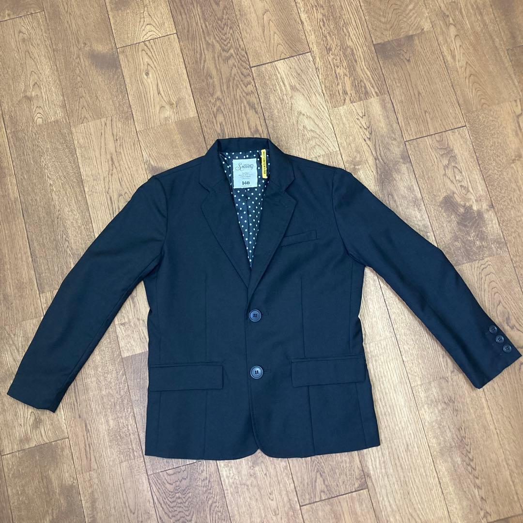 スムージー　セットアップスーツ　ブラック　140㎝