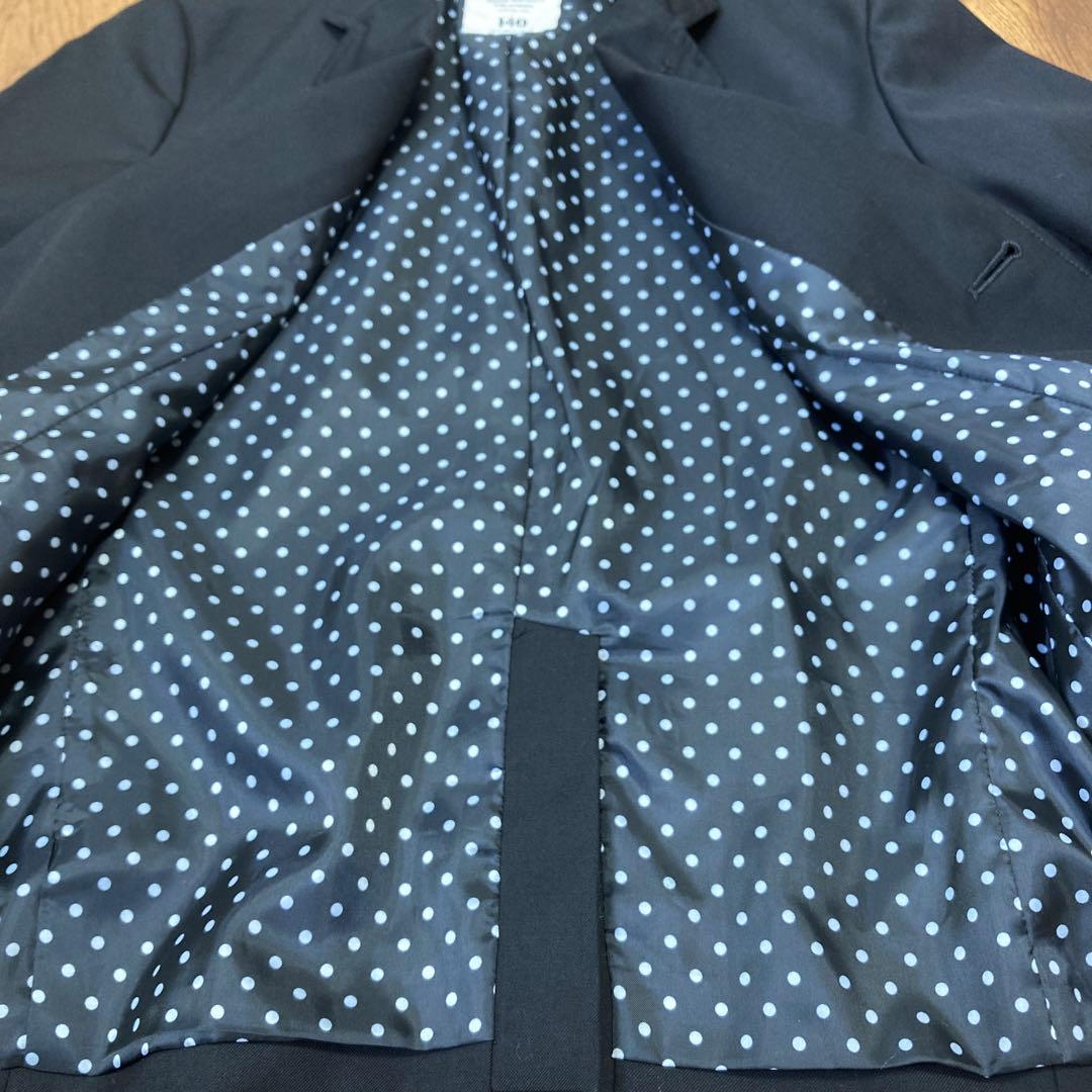 スムージー　セットアップスーツ　ブラック　140㎝