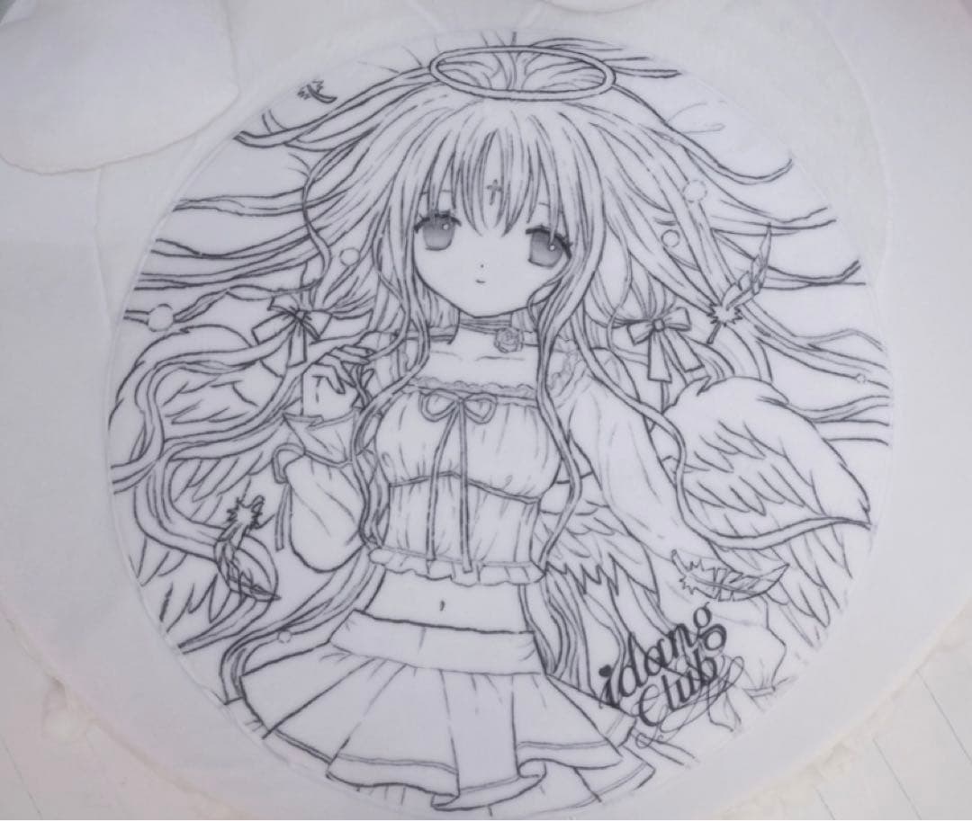 文房具・ステーショナリー idang club milkyheart circle rug