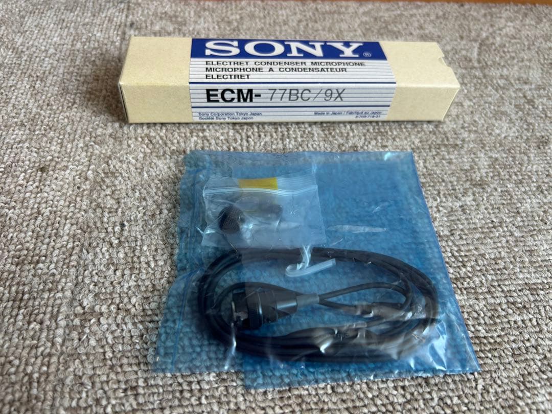 SONY ECM-77BC-9X コンデンサーマイクロフォン
