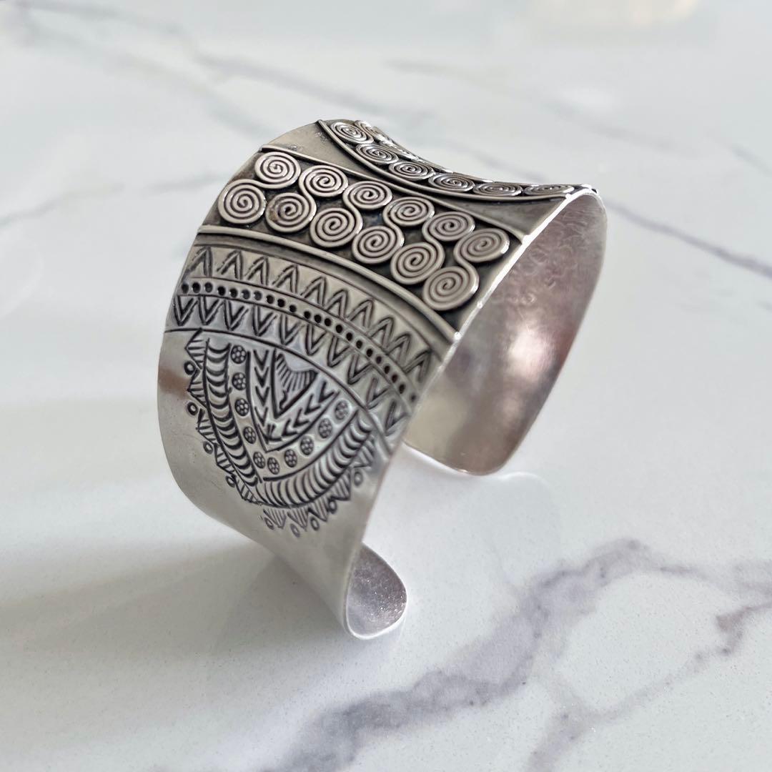 【新品】カレンシルバー｜カレン族｜バングル｜男女兼用