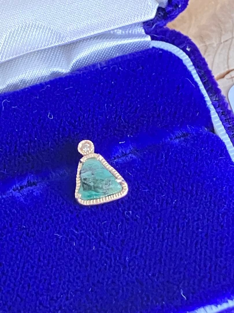 Tatsuo Nagahata タツオナガハタ　ピアス　エメラルド　トルマリン